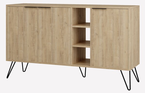 Komoda Houseland CLARA 142 cm dub prírodný