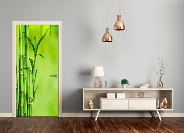 Samolepiace fototapety na dvere bambus 85x205 cm