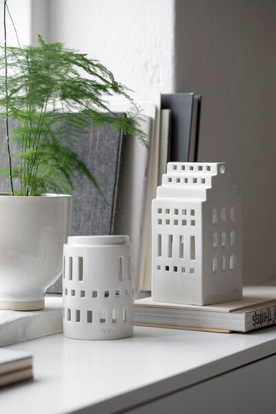 Lampáš domček Urbania Manor 17 cm