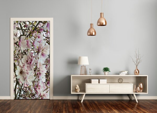Fototapeta na dvere kvet magnólia 75x205 cm