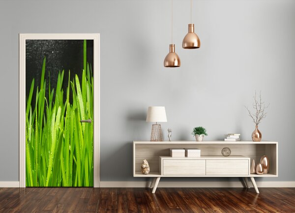 Fototapeta na dvere tráva 95x205 cm