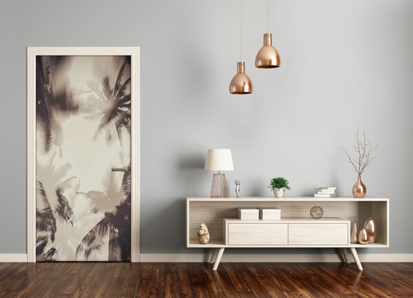 Fototapeta na dvere palmy 75x205 cm