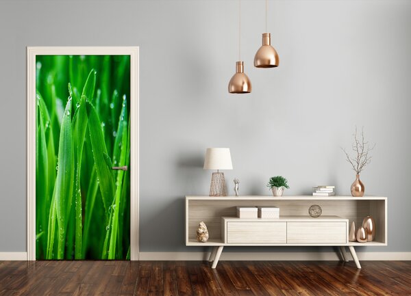 Fototapeta na dvere tráva 85x205 cm