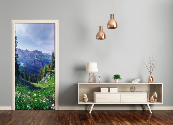 Fototapeta na dvere samolepiace Alpy 85x205 cm