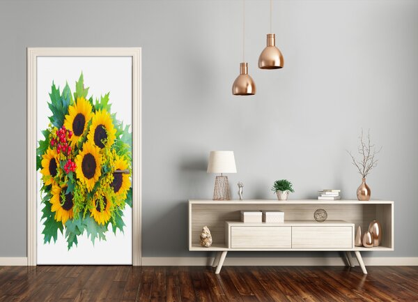 Fototapeta na dvere slnečník 75x205 cm