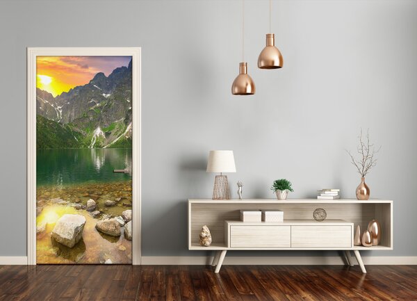 Fototapeta na dvere samolepiace Morské oko Tatry 85x205 cm