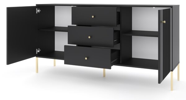 Vivaldi Komoda Iseo II 154,5 cm čierna