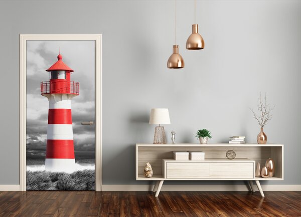 Fototapeta na dvere samolepiace morský maják 85x205 cm