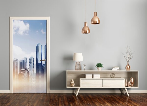 Fototapeta na dvere samolepiace mrakodrap 85x205 cm