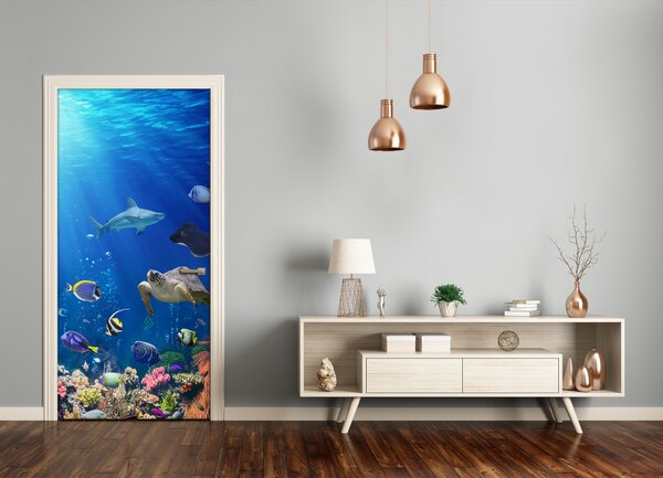 Fototapeta na dvere koralový útes 95x205 cm
