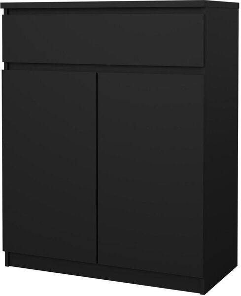 Tvilum Komoda Jednoduchá 234 80 cm čierny mat