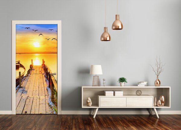 Fototapeta na dvere jazero 85x205 cm