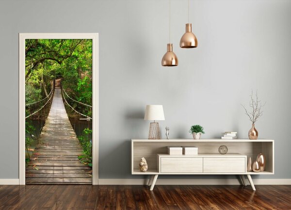Fototapeta na dvere visiaci most 95x205 cm