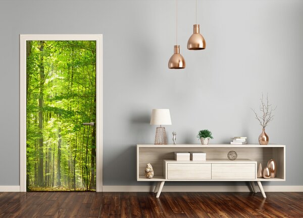 Fototapeta na dvere bukový les 75x205 cm