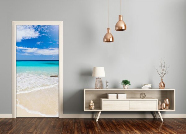 Fototapeta na dvere tropická pláž 95x205 cm
