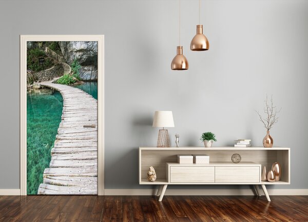 Fototapeta na dvere Plitvické jazero 95x205 cm