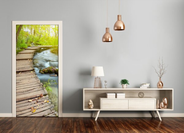 Fototapeta na dvere chodník v lese 85x205 cm