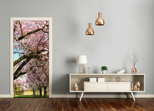 Fototapeta na dvere višne 75x205 cm