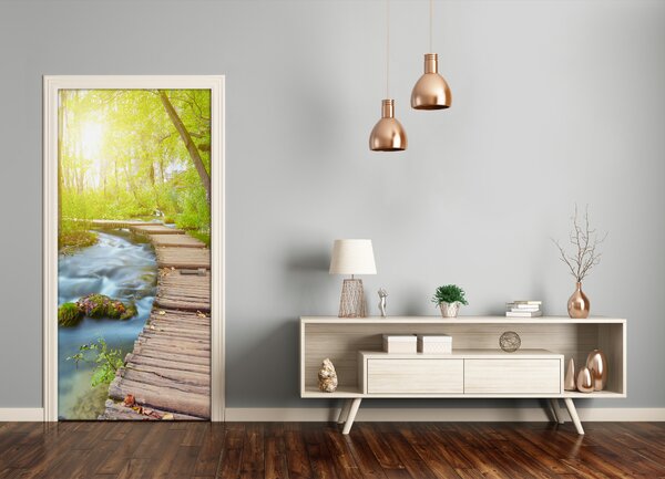 Fototapeta na dvere chodník v lese 85x205 cm