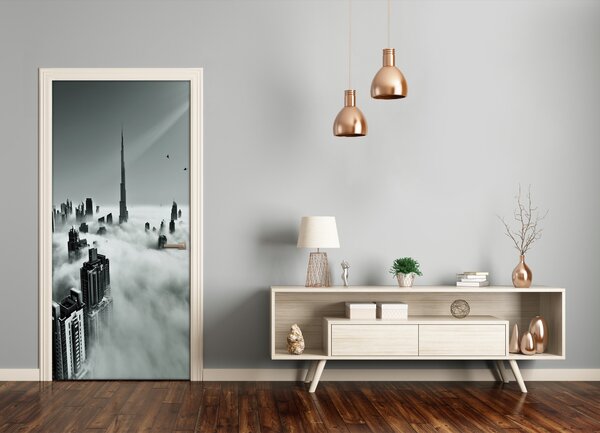 Fototapeta na dvere mrakodrap 85x205 cm