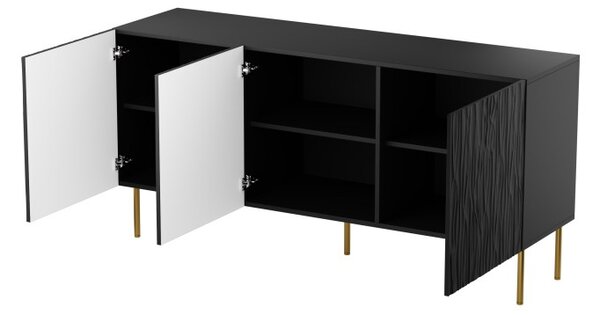 HALMAR Komoda Jungle 152 cm čierna