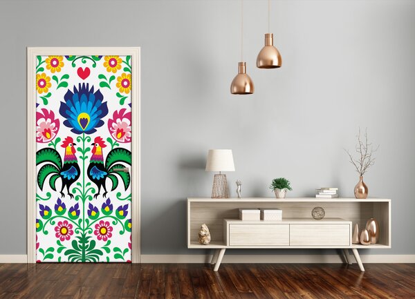 Samolepiace fototapety na dvere etnický vzor 75x205 cm