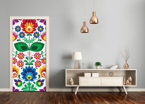 Samolepiace fototapety na dvere etnický vzor 85x205 cm