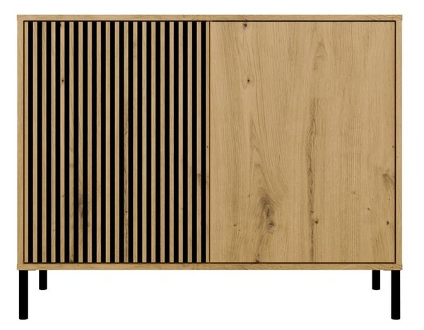 TP Living Komoda Kamaro 2D Slim 103 cm II dub Artisan/čierna