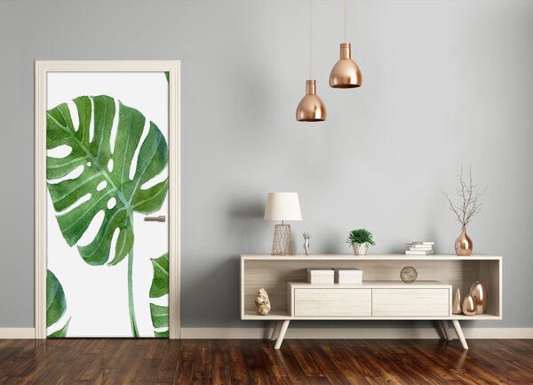 Samolepiace fototapety na dvere Monstera 75x205 cm