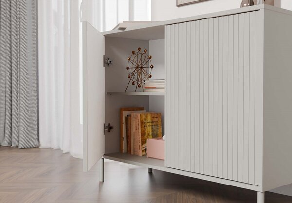TP Living Komoda Kamaro 2D štíhla 103 cm kašmír