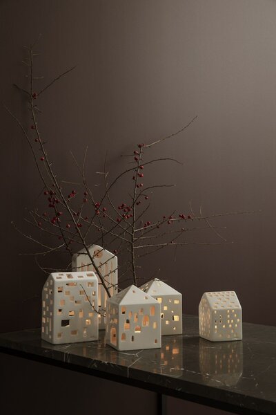 Lampáš domček Urbania Town House 12,5 cm