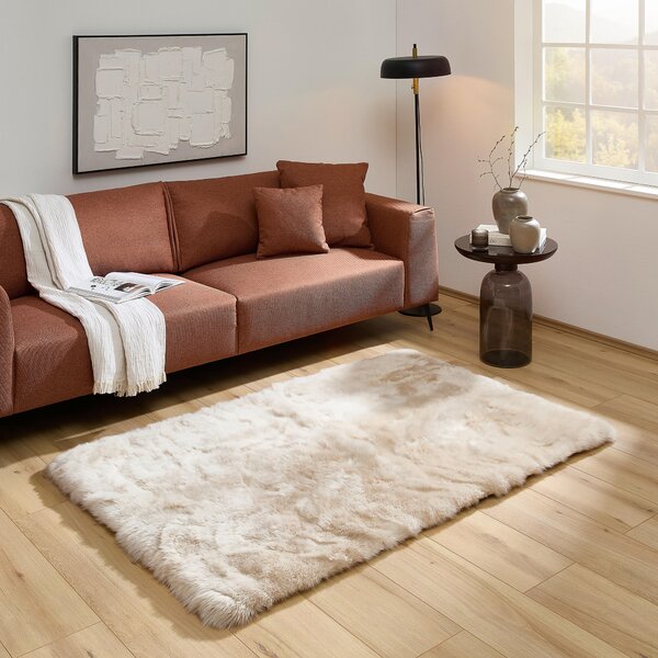 OVČIA KOŽUŠINA, 120/180 cm, krémová Linea Natura - Online Only bytové doplnky, Online Only