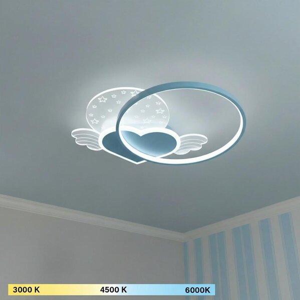 Brilagi - LED Detské stropné svietidlo LOVE LED/48W/230V 3000/4500/6000K modré