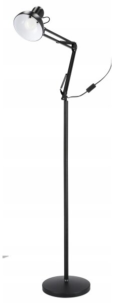 Stojacia lampa 1xE27/40W/230V čierna