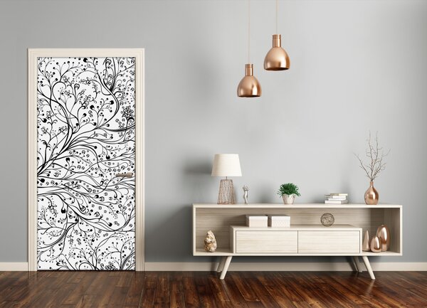 Samolepiace fototapety na dvere vetvy 85x205 cm