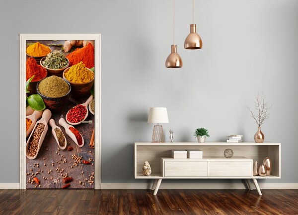 Fototapeta na dvere samolepiace korenie 95x205 cm