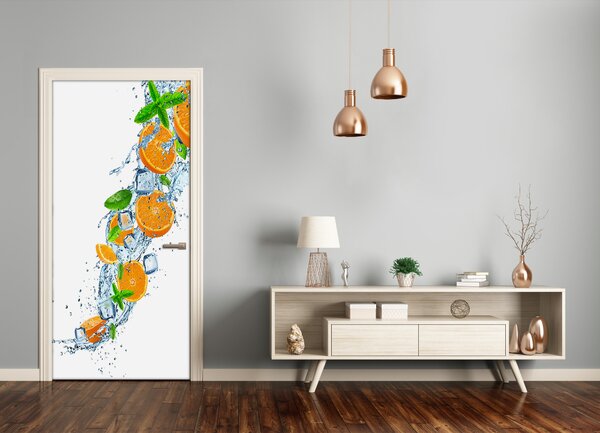 Fototapeta na dvere samolepiace pomaranče 85x205 cm