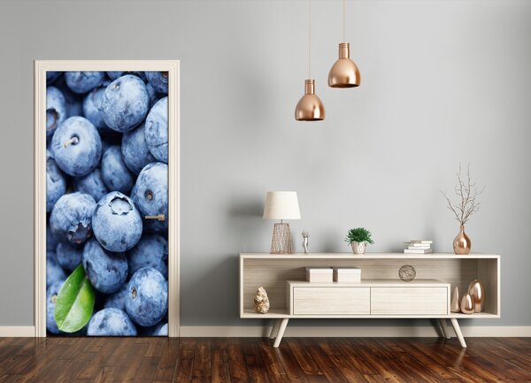 Fototapeta na dvere do domu samolepiace jahody 85x205 cm