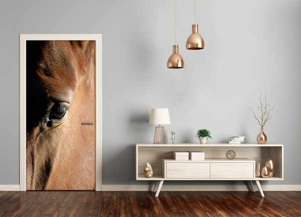 Samolepiace fototapety na dvere kôň 95x205 cm
