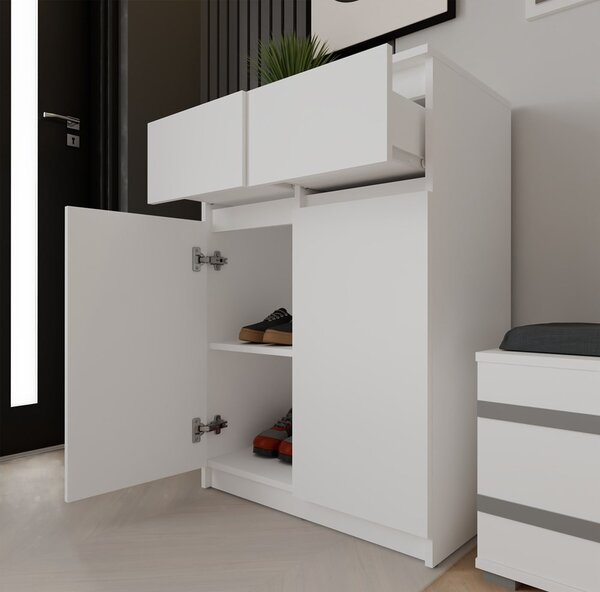 TP Living Komoda Malwa 2DD2S 70 cm biela