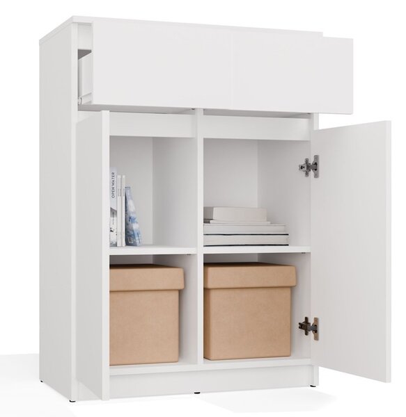 TP Living Komoda Malwa 2DD2S 70 cm biela