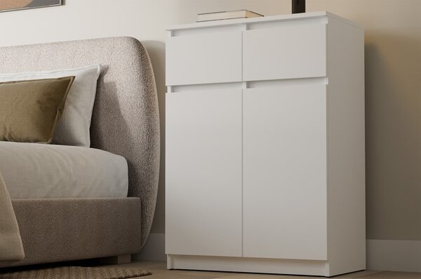 TP Living Komoda Malwa 2DD2S 70 cm biela