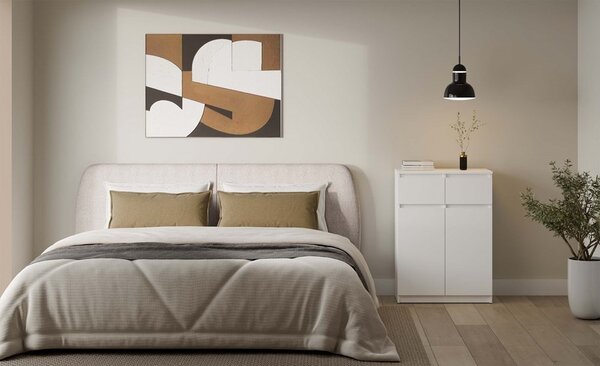 TP Living Komoda Malwa 2DD2S 70 cm biela