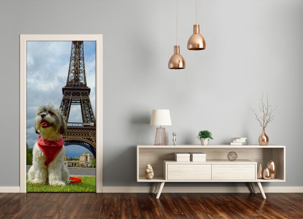 Samolepiace fototapety na dvere pes 85x205 cm