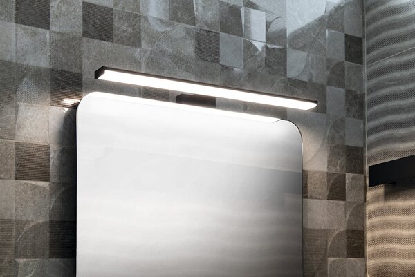 Sapho Sapho, CHICAGO LED svietidlo, 400x120x40 mm, 8W, 230 V, plast, čierna matná