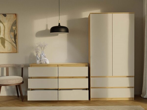 TP Living Komoda Malwa M6 120 cm dub artisan/kašmír