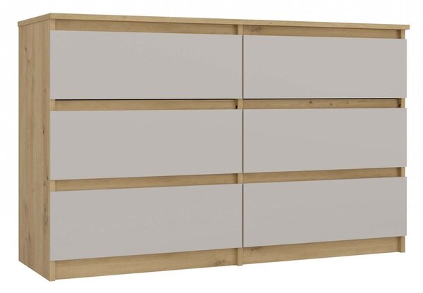 TP Living Komoda Malwa M6 120 cm dub artisan/kašmír