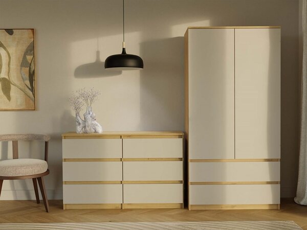 TP Living Komoda Malwa M6 120 cm dub artisan/kašmír