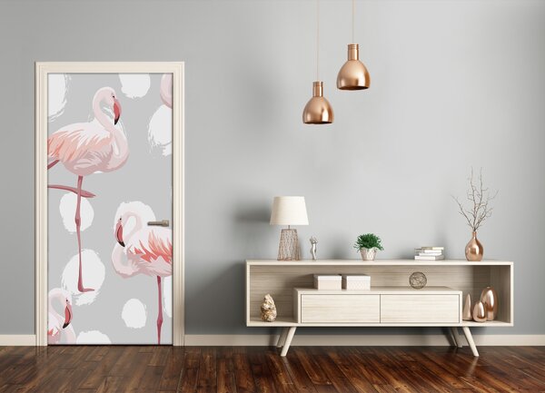 Samolepiace fototapety na dvere Fleminga a kvapky 85x205 cm