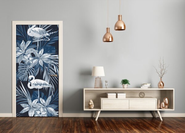 Samolepiace fototapety na dvere Kvety a Fleminga 85x205 cm